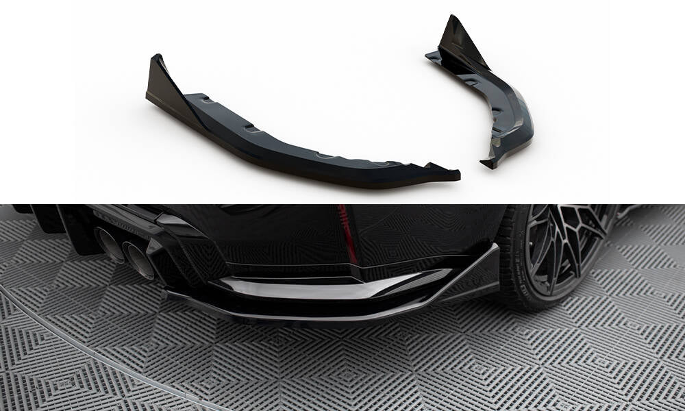 Bagerste sidesplitter V.6 CSL Look (Til Bagerste diffuser v.1) BMW M3 Sedan / Touring G80 / G81