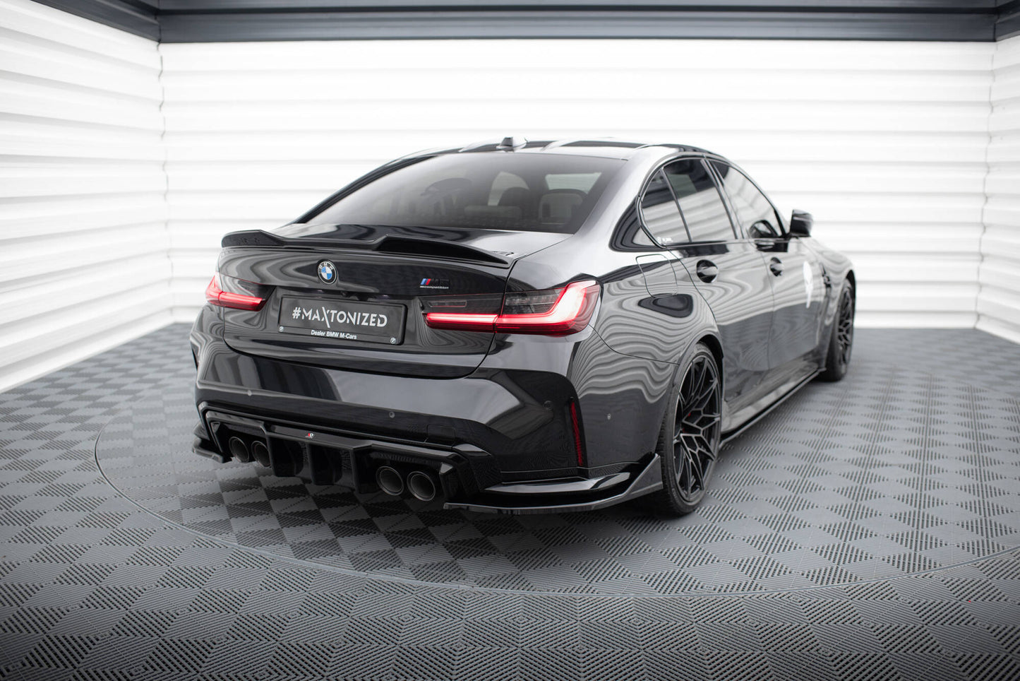 Bagerste sidesplitter V.6 CSL Look (Til Bagerste diffuser v.1) BMW M3 Sedan / Touring G80 / G81