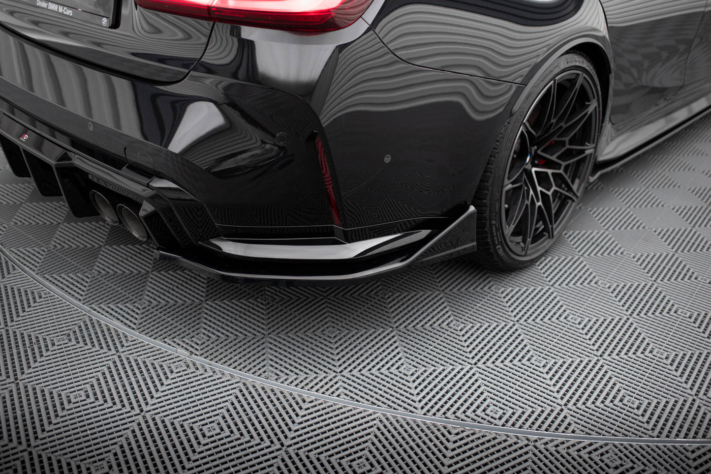 Bagerste sidesplitter V.6 CSL Look (Til Bagerste diffuser v.1) BMW M3 Sedan / Touring G80 / G81