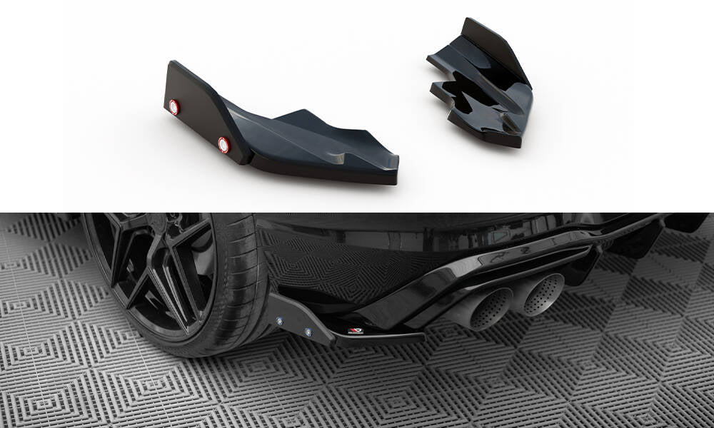 Bagerste sidesplitter V.6 + Flaps Volkswagen Golf R Mk8