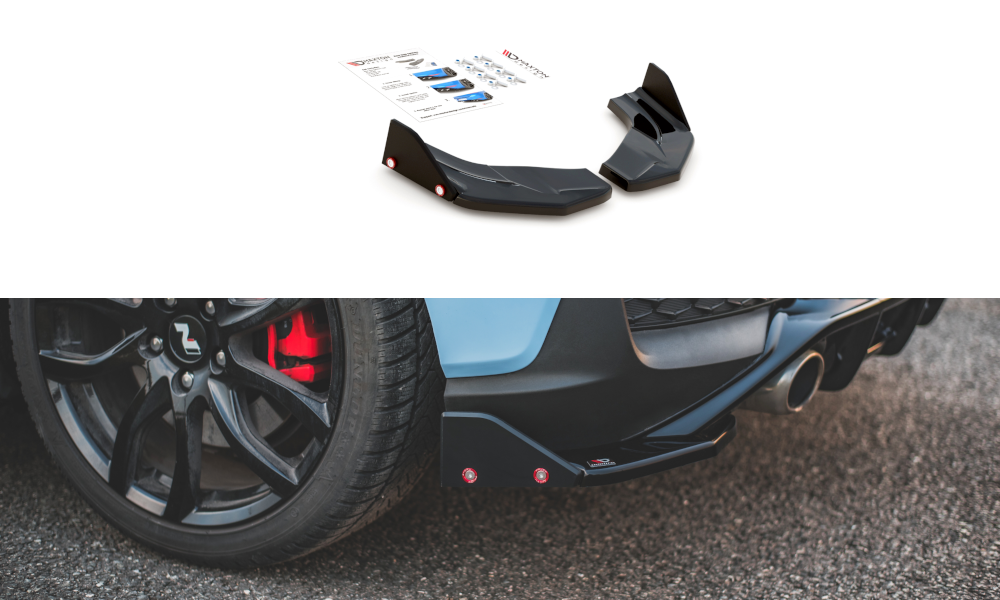 Bagerste sidesplitter V.7 + Flaps Hyundai I30 N Mk3 Hatchback