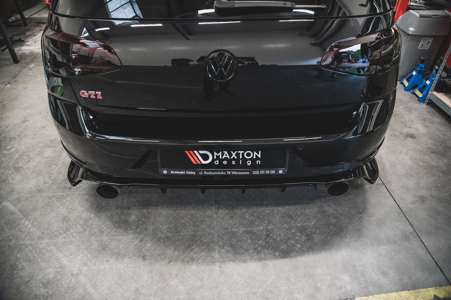 Bagerste sidesplitter VW Golf 7 GTI TCR