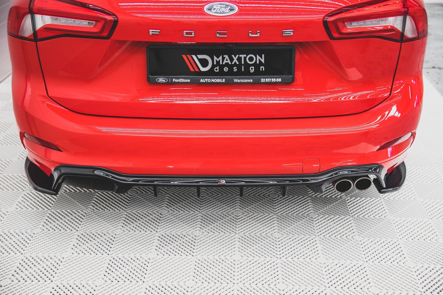 Bagerste sidesplitter til V.3 (Til Bagerste diffuser v.1) Ford Focus ST-Line Estate Mk4