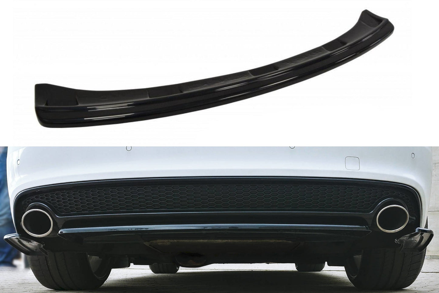 Bagerste splitter AUDI A5 S-LINE FACELIFT (uden vertikale bars)