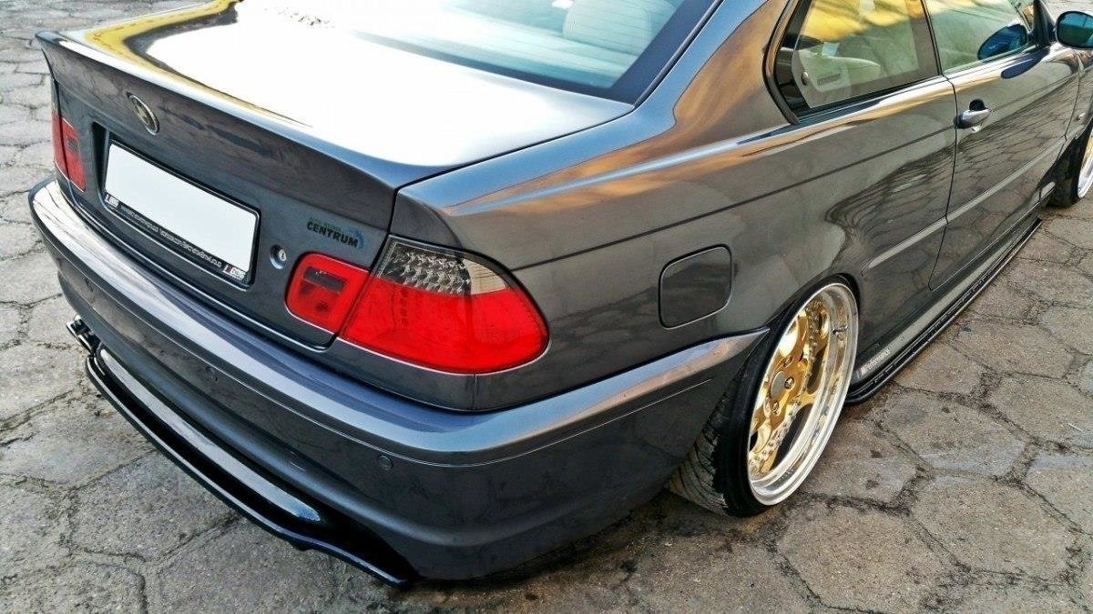Bagerste splitter BMW 3 E46 MPACK COUPE (uden vertikale bars)