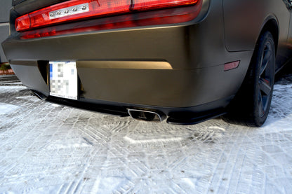 Bagerste splitter DODGE CHALLENGER MK3. PHASE-I SRT8 COUPE (uden vertikale bars)