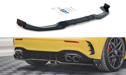 Bagerste splitter + Flaps til Mercedes-AMG A 45 S Aero Pack W177