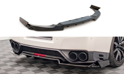 Bagerste splitter + Flaps til Nissan GTR R35 Facelift