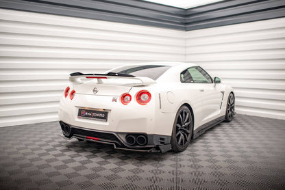 Bagerste splitter + Flaps til Nissan GTR R35 Facelift