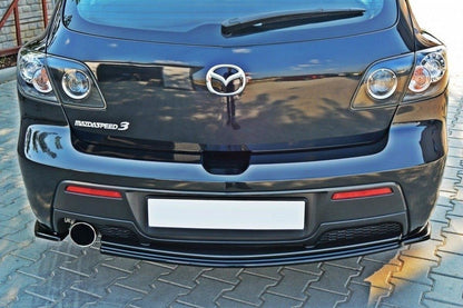 Bagerste splitter MAZDA 3 MPS MK1 PREFACE US-Spec Version (uden vertikale bars)