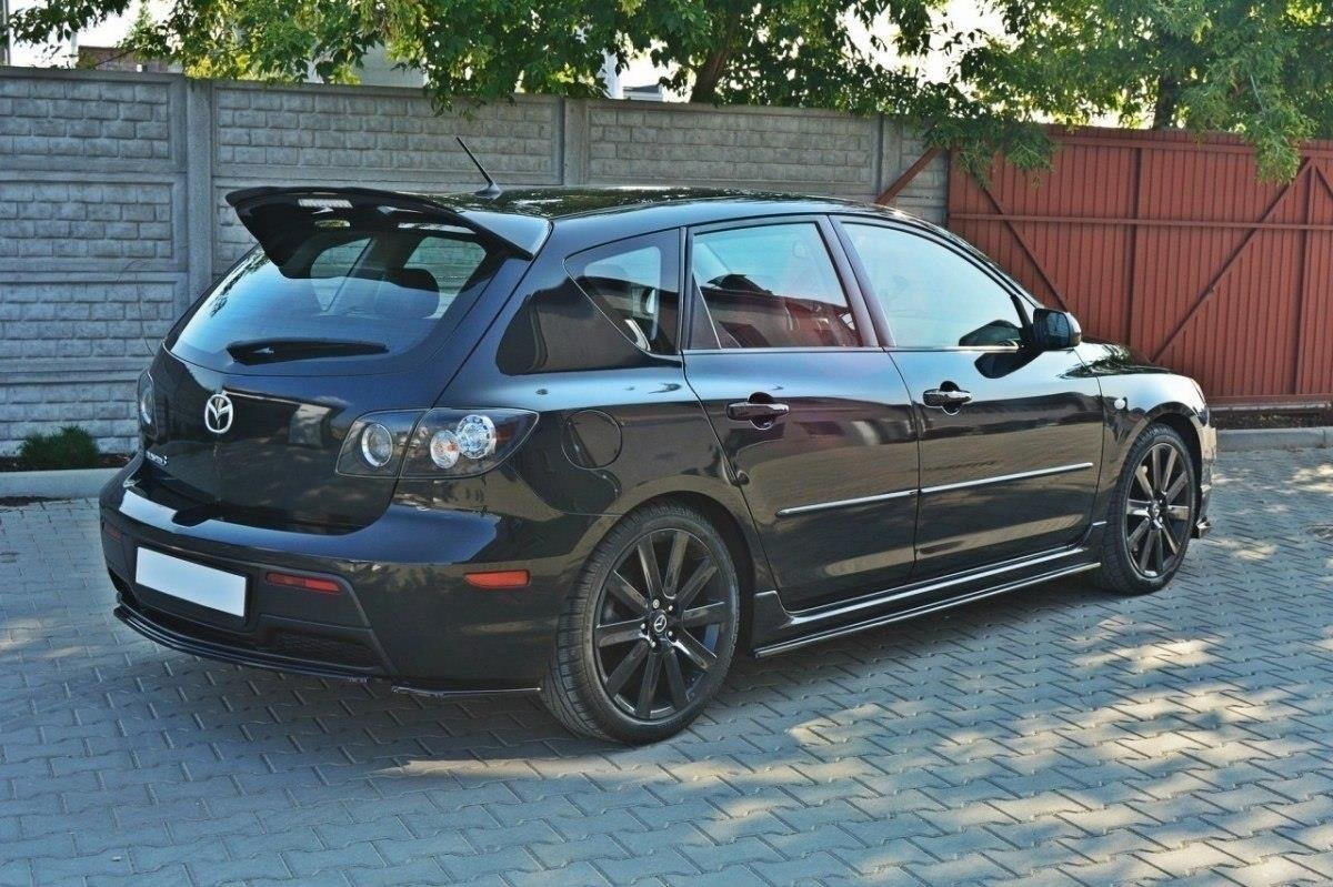 Bagerste splitter MAZDA 3 MPS MK1 PREFACE US-Spec Version (uden vertikale bars)