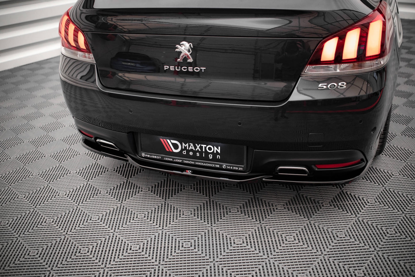 Bagerste splitter Peugeot 508 GT Mk1 Facelift
