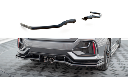 Bagerste splitter V.1 (med vertikale bars) Honda Civic Sport Mk 10 Facelift