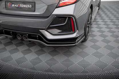 Bagerste splitter V.1 (med vertikale bars) Honda Civic Sport Mk 10 Facelift