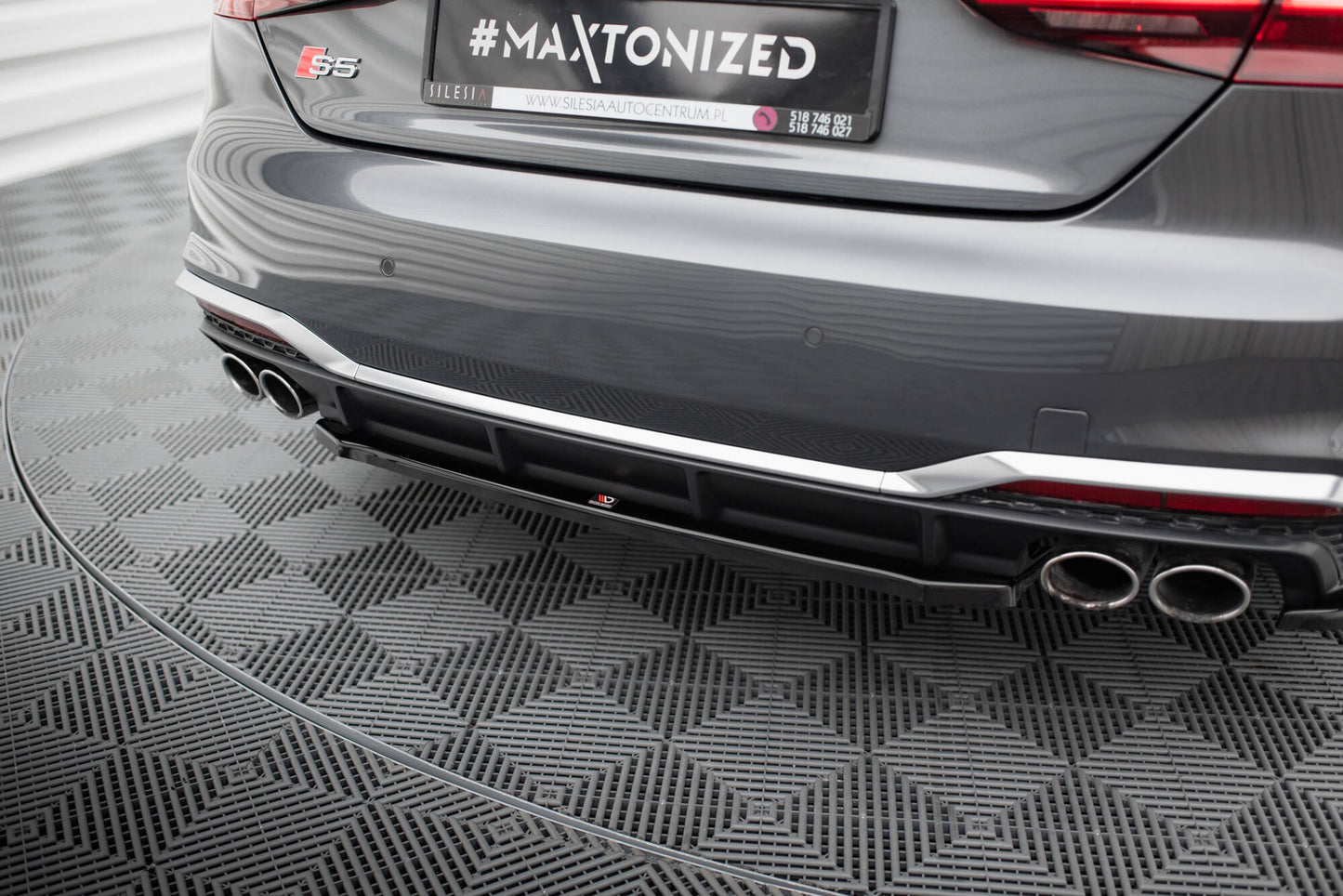 Bagerste splitter til Audi S5 Sportback / Coupe F5 Facelift