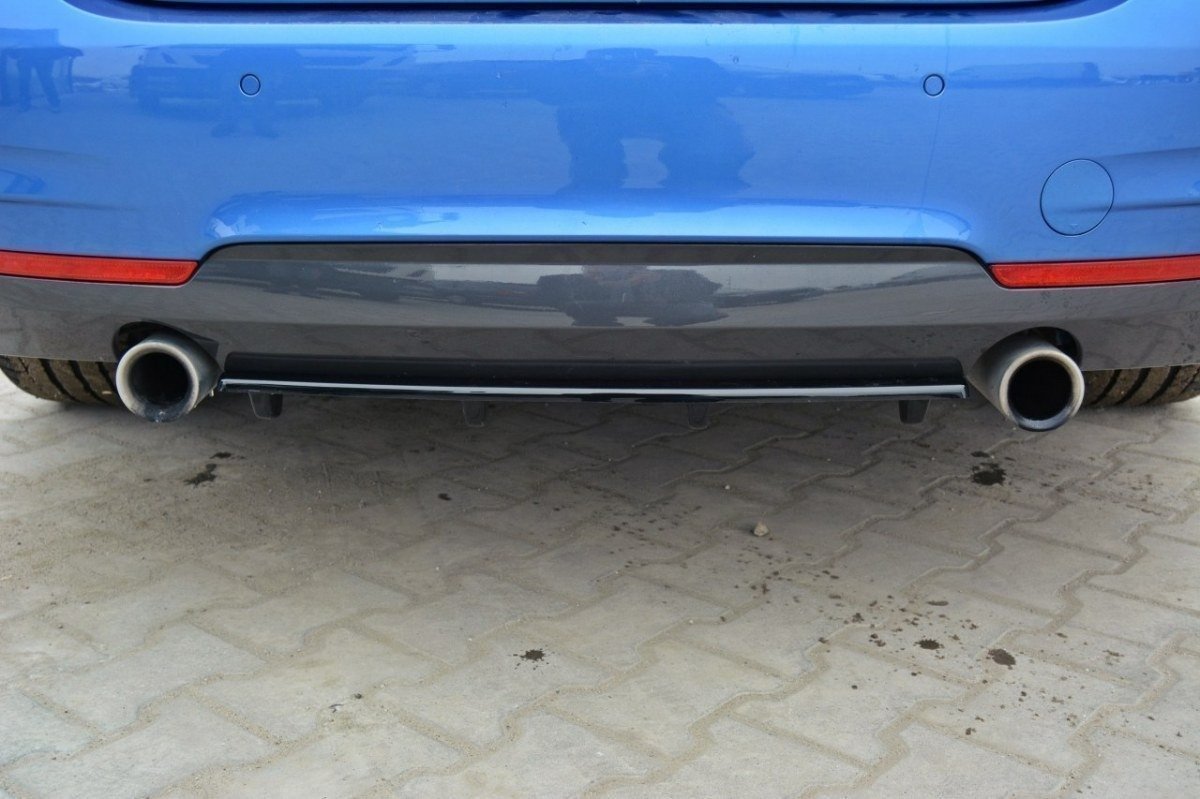 Bagerste splitter til BMW 4 Coupe / Gran Coupe / Cabrio M-Pack F32 / F36 / F33 (med vertikale bars)