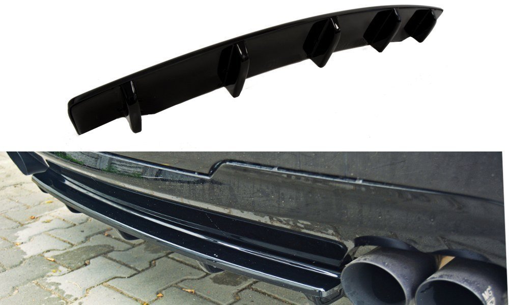 Bagerste splitter til BMW 5 F11 M-PACK (passer 2 dobbelt afgange)