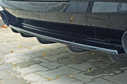 Bagerste splitter til BMW 5 F11 M-PACK (passer 2 dobbelt afgange)
