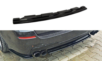 Bagerste splitter til BMW 5 F11 M-PACK - uden vertikale bars (passer 2 dobbelt afgange)
