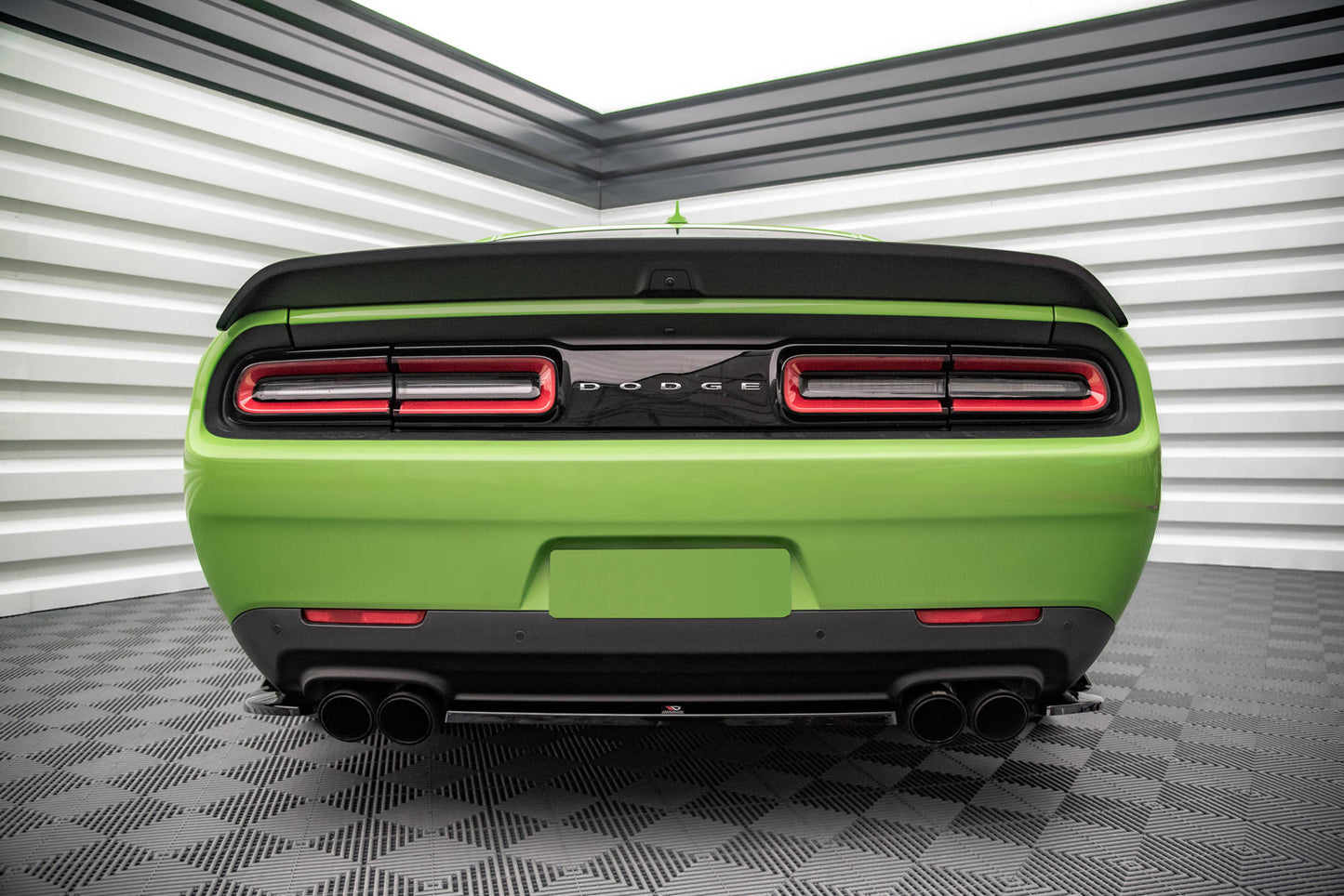 Bagerste splitter til Dodge Challenger SRT Hellcat Bredtbody Mk3