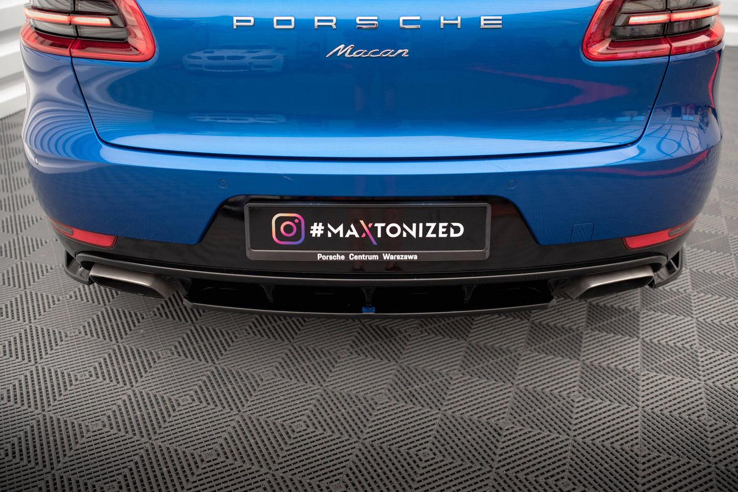 Bagerste splitter til Porsche Macan Mk1