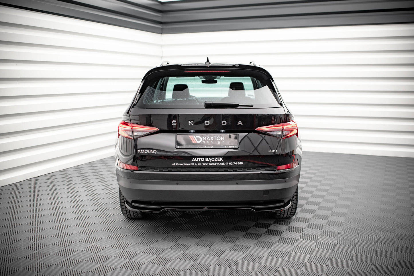 Bagerste splitter til Skoda Kodiaq Mk1 Facelift