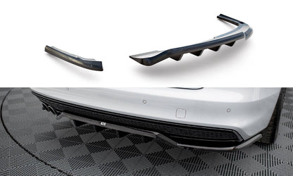 Bagerste splitter (med vertikale bars) Audi A4 Competition B8 Facelift