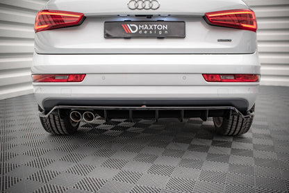 Bagerste splitter (med vertikale bars) Audi Q3 Sport 8U Facelift