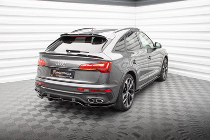 Bagerste splitter (med vertikale bars) Audi SQ5 / Q5 S-Line Sportback Mk2 Facelift