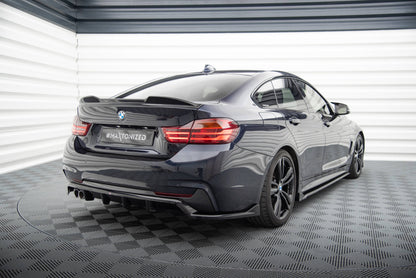 Bagerste splitter (med vertikale bars) BMW 4 Coupe / Gran Coupe / Cabrio M-Pack F32 / F36 / F33
