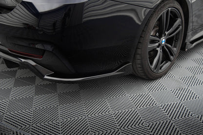 Bagerste splitter (med vertikale bars) BMW 4 Coupe / Gran Coupe / Cabrio M-Pack F32 / F36 / F33