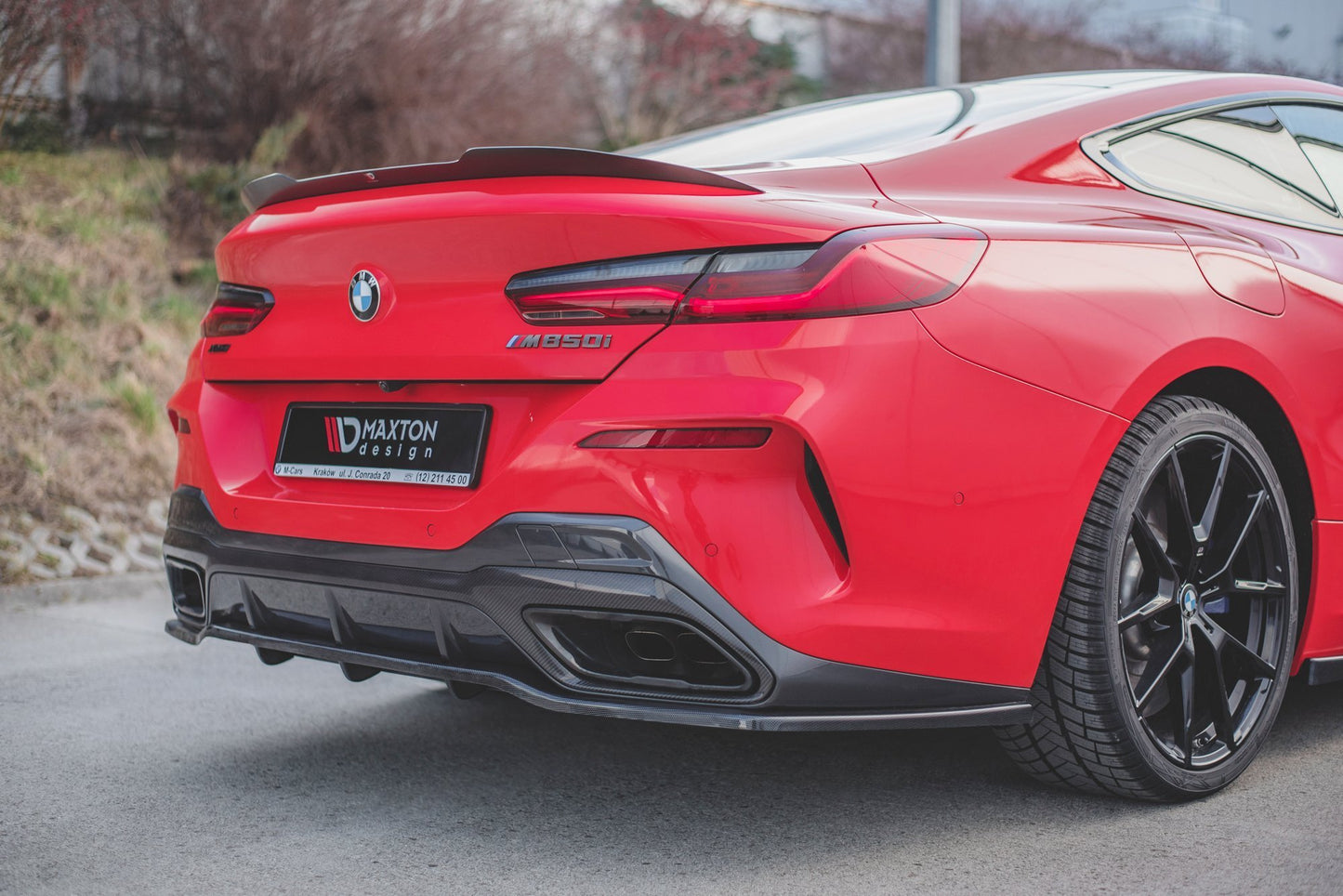 Bagerste splitter (med vertikale bars) BMW 8 Coupe M-Pack G15