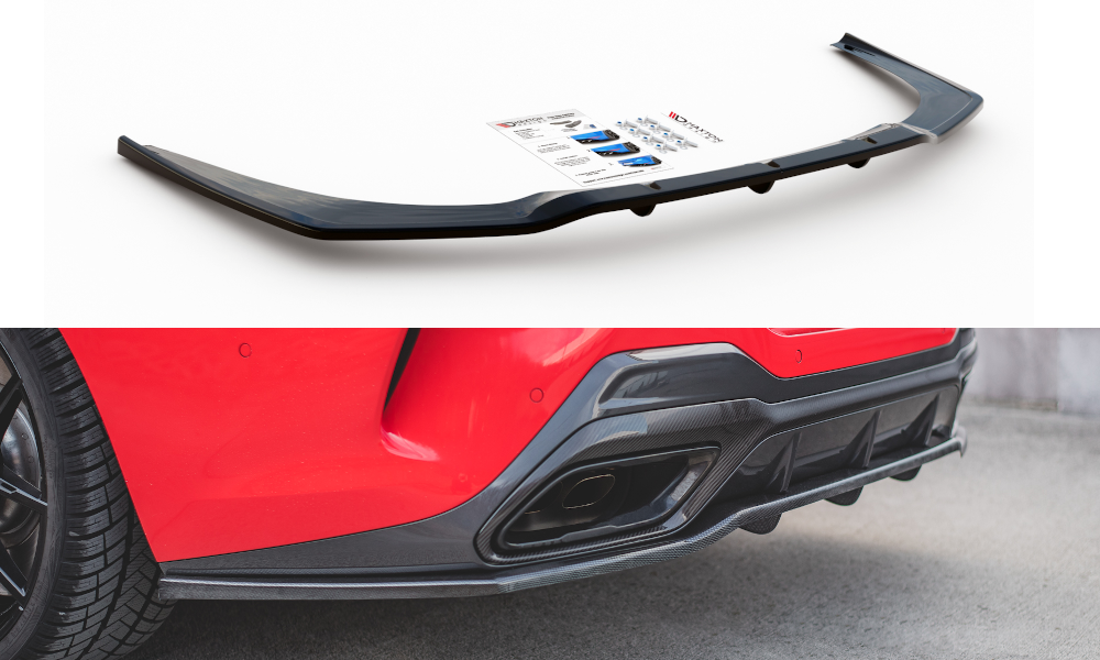 Bagerste splitter (med vertikale bars) BMW 8 Coupe M-Pack G15