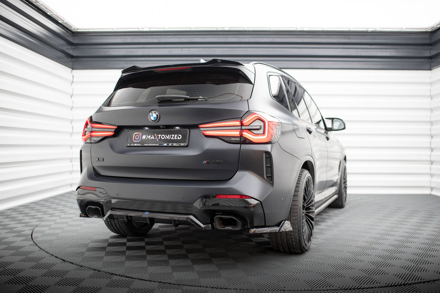 Bagerste splitter (med vertikale bars) BMW X3 M-Pack G01 Facelift