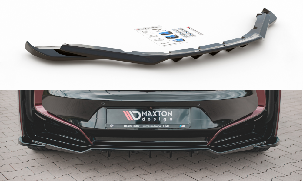 Bagerste splitter (med vertikale bars) BMW i8