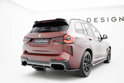 Bagerste splitter (med vertikale bars) BMW iX3 M-Pack G08 Facelift