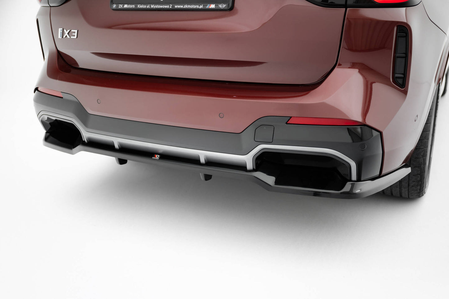 Bagerste splitter (med vertikale bars) BMW iX3 M-Pack G08 Facelift
