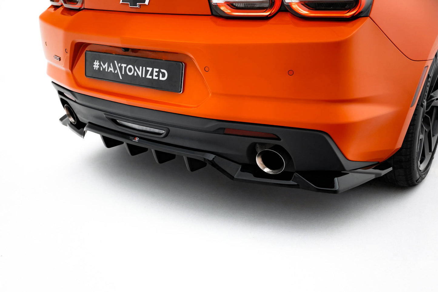 Bagerste splitter (med vertikale bars) Chevrolet Camaro SS Mk6 Facelift