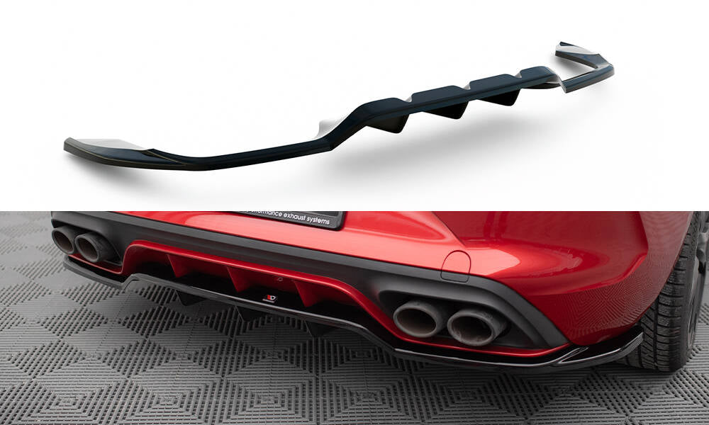 Bagerste splitter (med vertikale bars) Cupra Leon Hatchback Mk1