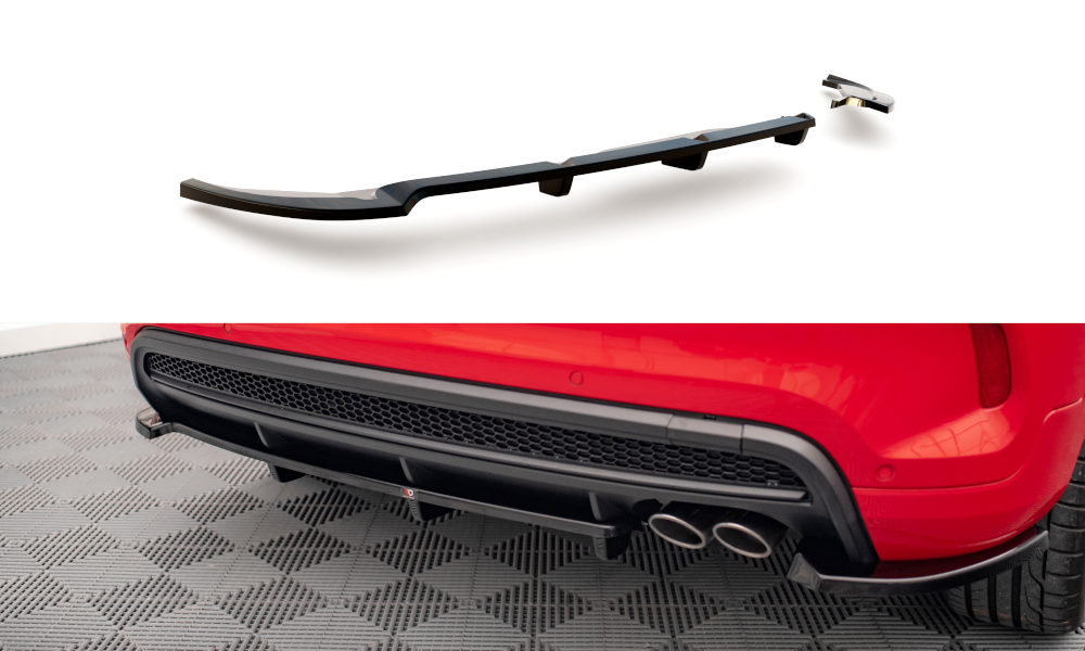 Bagerste splitter (med vertikale bars) Fiat 500X Sport Mk1 Facelift