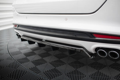 Bagerste splitter (med vertikale bars) Ford Mondeo Sport Mk5 Facelift / Fusion Sport Mk2 Facelift