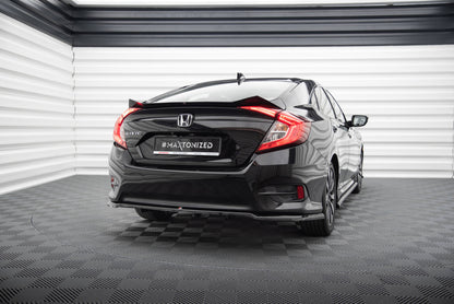 Bagerste splitter (med vertikale bars) Honda Civic Mk10