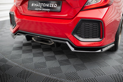 Bagerste splitter (med vertikale bars) Honda Civic SI Mk10