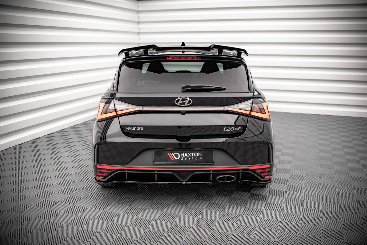 Bagerste splitter (med vertikale bars) Hyundai I20 N Mk3