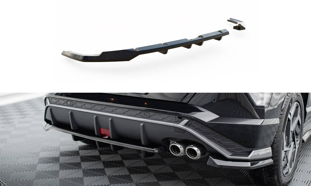 Bagerste splitter (med vertikale bars) Hyundai Kona N-Line Mk2