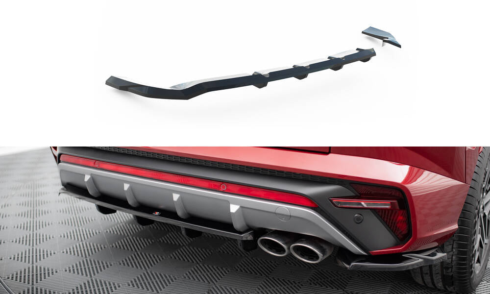 Bagerste splitter (med vertikale bars) Hyundai Tucson N-Line Mk4