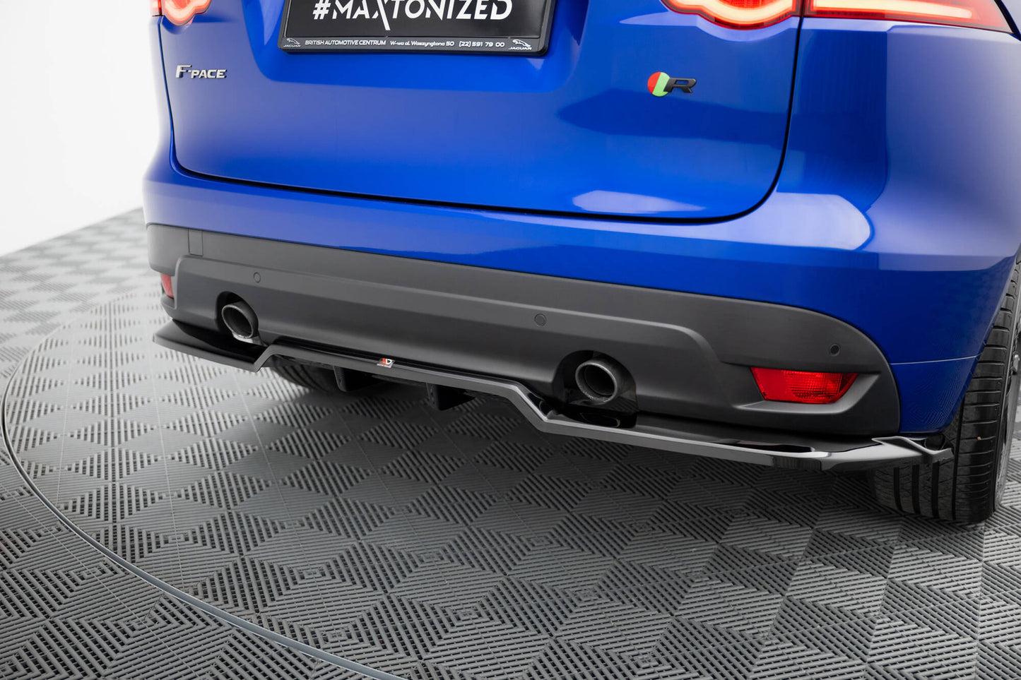 Bagerste splitter (med vertikale bars) Jaguar F-Pace R-Sport Mk1