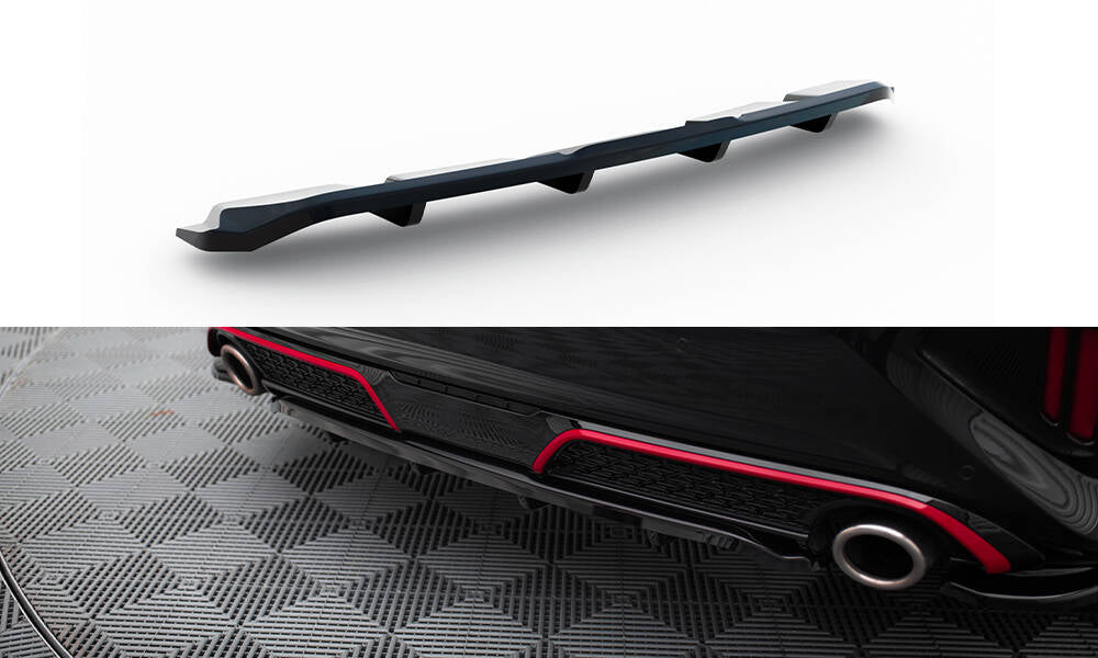 Bagerste splitter (med vertikale bars) Kia Ceed GT Mk3 Facelift
