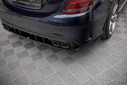 Bagerste splitter (med vertikale bars) Mercedes-AMG C 43 Sedan / Estate W205 / S205 Facelift