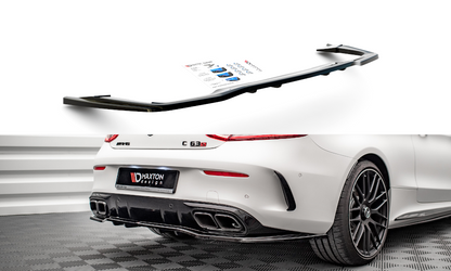 Bagerste splitter (med vertikale bars) Mercedes-AMG C 63AMG Coupe AMG Aero Pack C205 Facelift